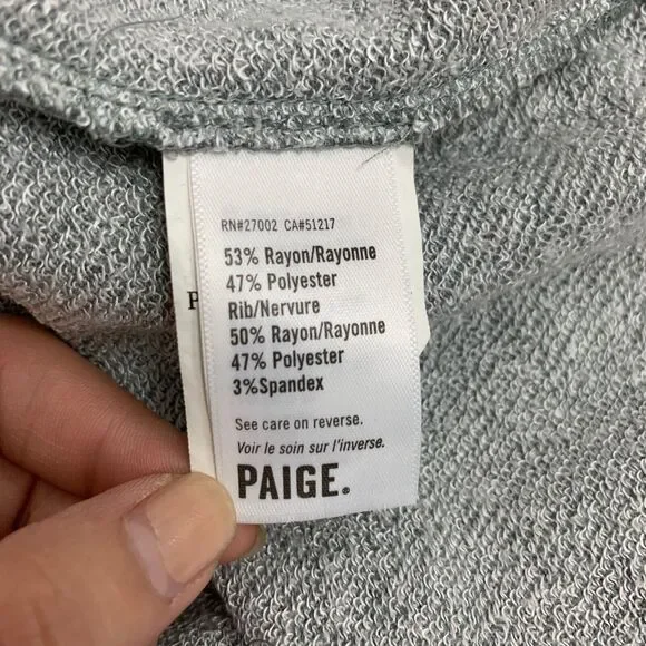 Paige Dress Womens XS Extra Small Gray Heather Sage Midi Tank Side Slits V Neck - Picture 11 of 15